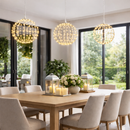 Підвісні світильники білі D-20 cm / D-30 cm / D-40 cm Led 2W 3000K White Ball 260218-100007541