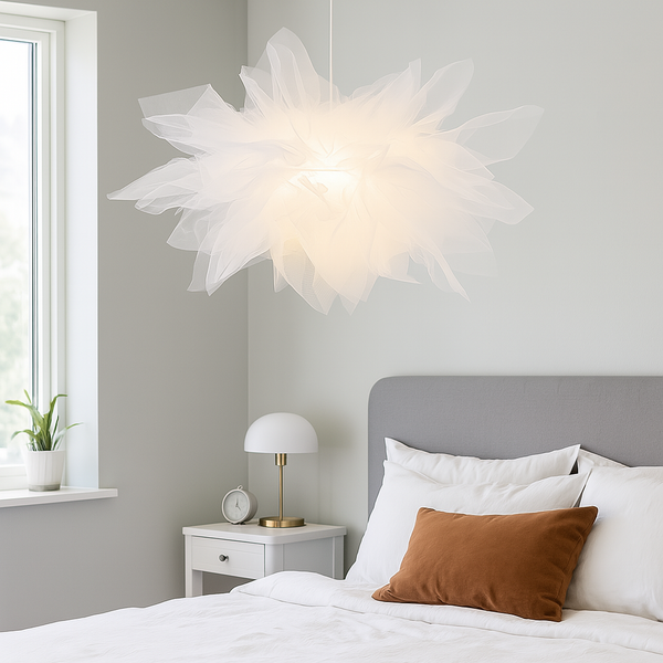 Підвісний світильник біла фата D-60 cm E27 White Organza 250218-100004192