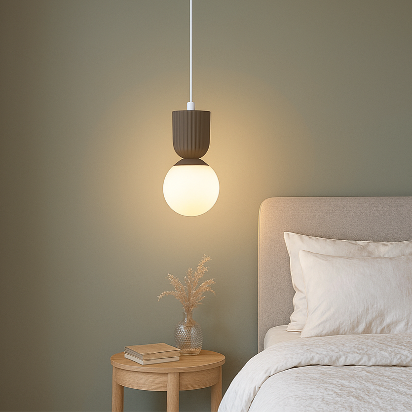 Підвісна люстра коричневий модерн E14 Brown Mushroom 250709-100005397