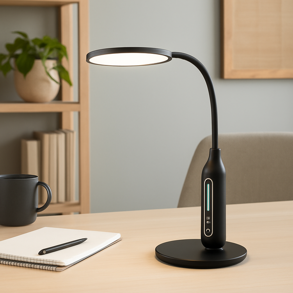 Настільна лампа чорна з сенсорним керуванням Led 10W Black Starlink 250960-100005905
