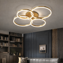 Стельова люстра Anelli 4 Led 115W 3000K 4500K 6000K Gold 240918-100003746