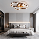 Стельова люстра кавова Led 105W 3000K 4500K 6000K Coffee Anelli 4 260818-100008746