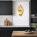 Настінний світильник золотий H-44 cm Led 4.6W 3000K-6000K Gold Leaf 260135-100007329