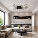 Стельові люстри чорні L-107 cm / L-133 cm Led 4000K Black Fun 260235-100007334