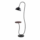 Торшер чорний зі столиком H-158 cm Е27 Black Wave 260658-100008299