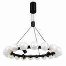 Підвісна люстра чорна D-66 cm G9 Black Iceball 260618-100008046