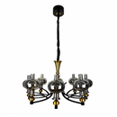Підвісна люстра D-82 cm E14 Black+Gold Industrial 260618-100008048