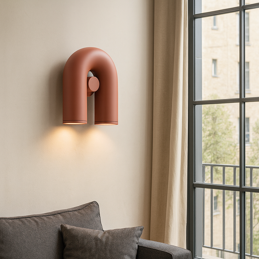 Настінний бра терракотовий L-25 см W-20 см 7W 4000K Terracotta Track Lamp 251058-100006349