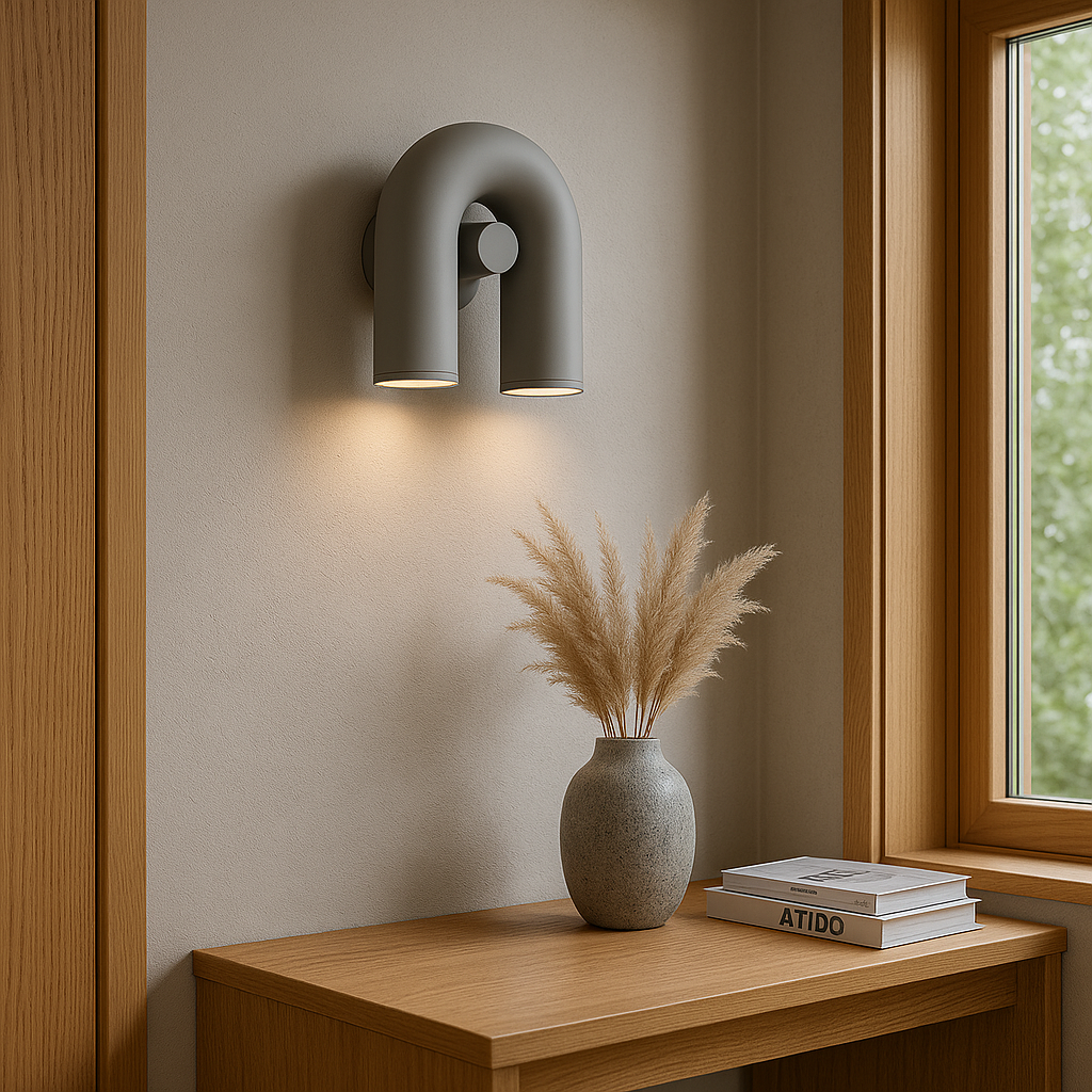 Настінний бра сірий L-25 см W-20 см 7W 4000K Grey Track Lamp 251058-100006350
