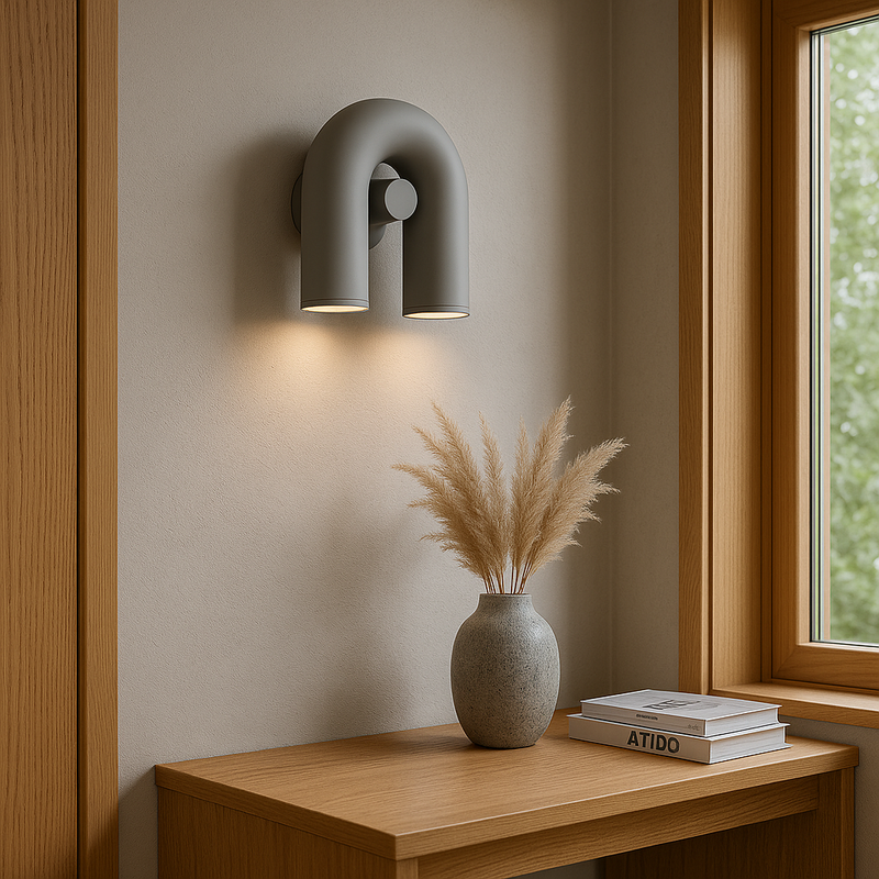 Настінний бра сірий L-25 см W-20 см 7W 4000K Grey Track Lamp 251058-100006350