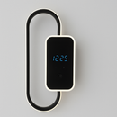 Настінний світильник з годинниками чорний Led Black Watch 251022-100006352
