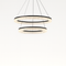 Люстра підвісна чорна D-40+60cm Led Black Ice Circle 250522-100004761