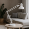 Настільна лампа біла регулююча L-33.5 cm E27 White Lamp 251064-100006371