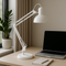 Настільна лампа біла регулююча L-33.5 cm E27 White Lamp 251064-100006371