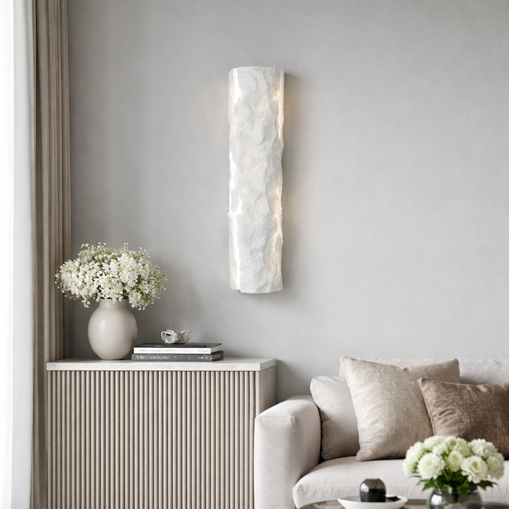 Настінний світильник білий L-39 cm Led 12W 3000K-6000K White Wabi-sabi 260218-100007542