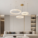 Підвісна люстра золота D-80+60+40 cm Led 3000K-6000K Gold Imitation Marble 260818-100008664