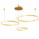 Підвісні люстри золоті D-60+50+40 cm / D-80+60+40 cm Led 3000K-6000K Gold Rings 260818-100008665