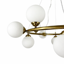 Підвісна люстра золота D-57 cm G9*12 Gold+White Faro Bollo 260118-100007191