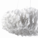 Підвісні люстри білі D-40/50/60/70/80 cm E27 White Feather 260818-100008667