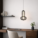 Підвісний світильник H-37 cm Led 4W 3000K Black+White Lattice 260131-100007203