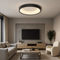Стельові світильники з пультом чорні 3000K-6000K D-40/50/60 cm Led Black Ceiling Gofre 250819-100005799