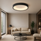 Стельові світильники з пультом чорні 3000K-6000K D-40/50/60 cm Led Black Ceiling Gofre 250819-100005799