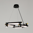 Підвісна люстра чорна D-65 cm Led 16W Black Pulse 251018-100006374