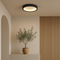 Стельові світильники з пультом чорні 3000K-6000K D-40/50/60 cm Led Black Ceiling Gofre 250819-100005799