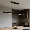 Підвісна люстра чорна L-120 cm Led 24W 4000K Black Line 251018-100006380