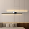 Бра лінійне чорно-біле Black + White H-60 / H-80 /H-100 cm Led Double lines square 241019-100003880