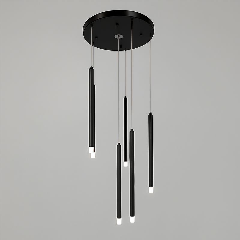 Каскадний світильник чорний D-40 cm Led 20W Black Cascade 251019-100006382