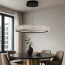 Підвісна люстра чорна D-60 cm Led 35W Black Simple Ice 251035-100006383