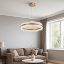 Підвісні люстри кавові D-40 cm / D-60 cm / D-80 cm Led Coffee Ice Glamour 251022-100006386