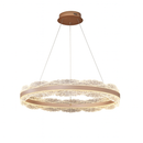 Підвісні люстри кавові D-40 cm / D-60 cm / D-80 cm Led Coffee Ice Glamour 251022-100006386