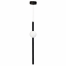 Підвісний світильник чорний з білою кулею H-60 cm Led 7W Black+White Lee 260435-100007804