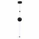 Підвісний світильник білий з чорною кулею H-60 cm Led 7W White+Black Lee 260435-100007806