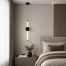 Підвісний світильник білий з чорною кулею H-60 cm Led 7W White+Black Lee 260435-100007806