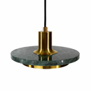Підвіс зелений з мармуру H-120 см Led 7W 4000K Green+Gold Marble plate 260118-100007213