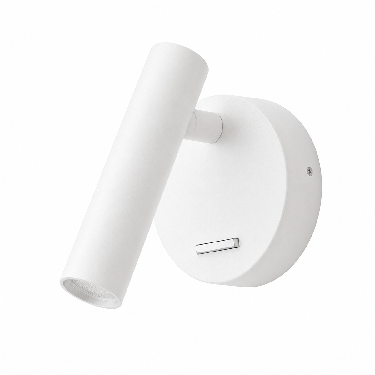 Настінний світильник білий з вимикачем D-7.7 cm Led 3W 4000K White Circle 260758-100008432