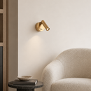 Настінний світильник золотий з вимикачем D-7.7 cm Led 3W 4000K Gold Circle 260758-100008434