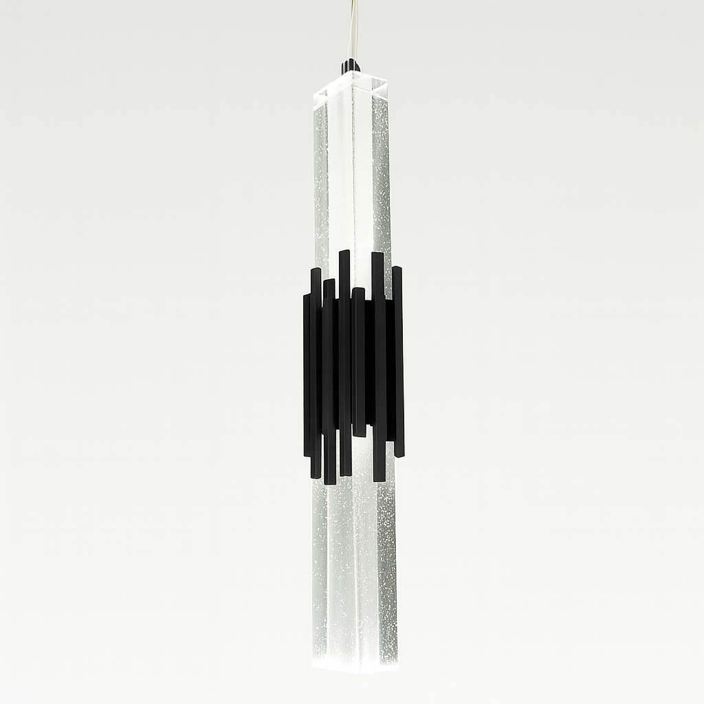 Підвісний світильник чорний Led 3.5W Black Tube Bubbles 251019-100006390