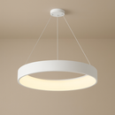 Підвісна люстра біла кругла світлодіодна D-55 cm Led 62W White Strict Ring 250819-100005806