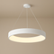 Підвісна люстра біла кругла світлодіодна D-55 cm Led 62W White Strict Ring 250819-100005806