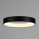 Підвісна люстра чорна кругла світлодіодна D-55 cm Led 62W Black Strict Ring 250819-100005807