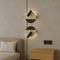 Світильник настінний зі спотом з вимикачем на корпусі Domino circle D180 Led 10W 4000К Black & White 240818-100003622
