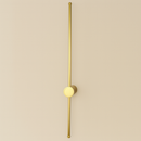 Настінний світильник золотий лінійний L-60 cm / L-80 cm Led Gold Pipe Pin 250735-100005579