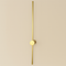 Настінний світильник золотий лінійний L-60 cm / L-80 cm Led Gold Pipe Pin 250735-100005579