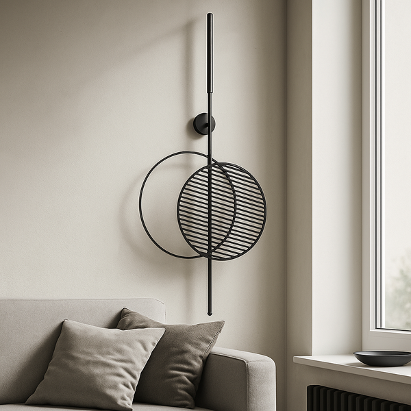 Настінне бра чорне H-76.5 cm Led 12W 3100К / 4100K Mid B Black 250672-100005320