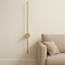 Настінний світильник золотий лінійний L-60 cm / L-80 cm Led Gold Pipe Pin 250735-100005579