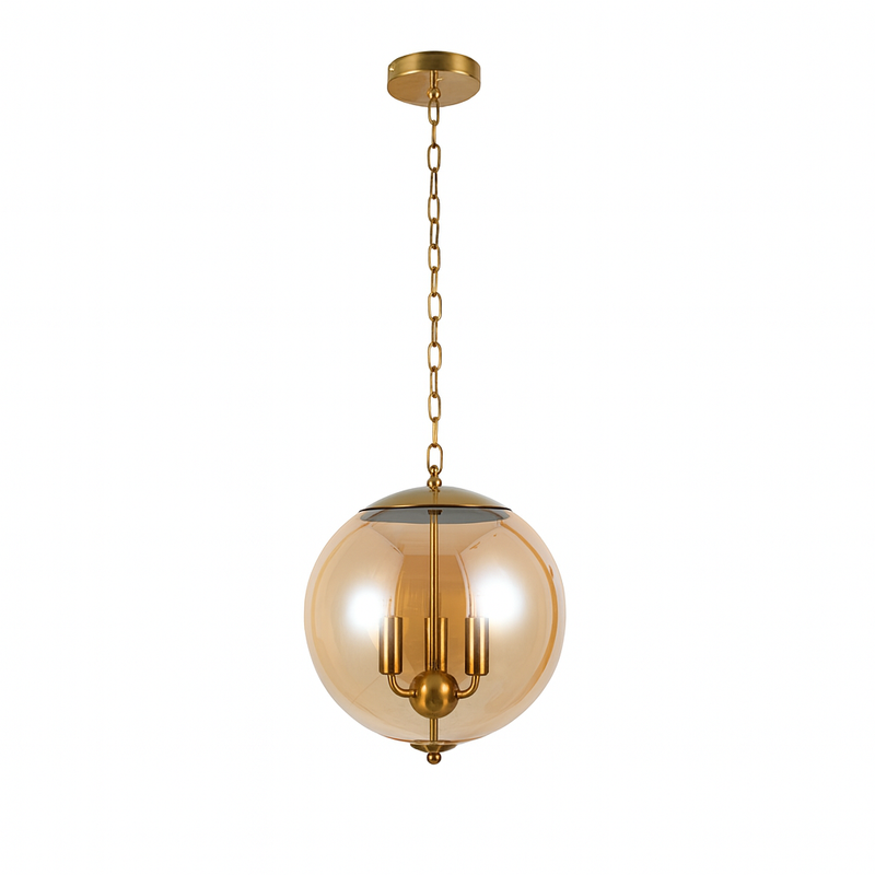 Підвісний світильник бурштиновий D-30 cm E14 Amber Colours 250931-100006136